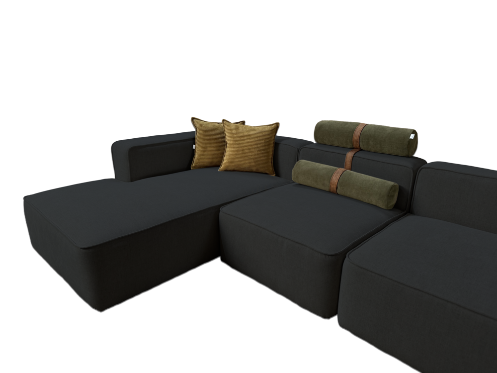 Coltar Modular, gri antracit, M97, 350x180x80 cm